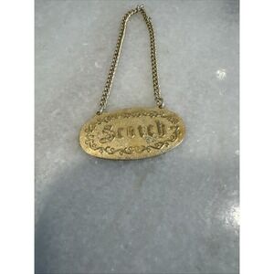 Vintage Reversible‎ Scotch/gin Liquor Tag